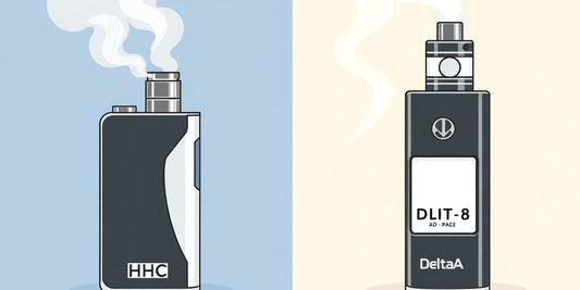 Два вейпа: HHC и Delta 8, за сравнение.