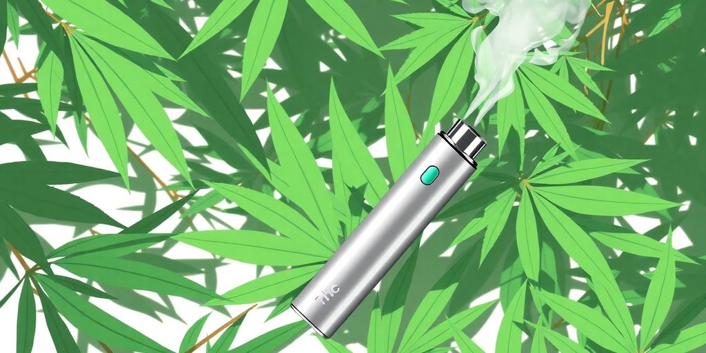Илюстрация на HHC вейп без THC