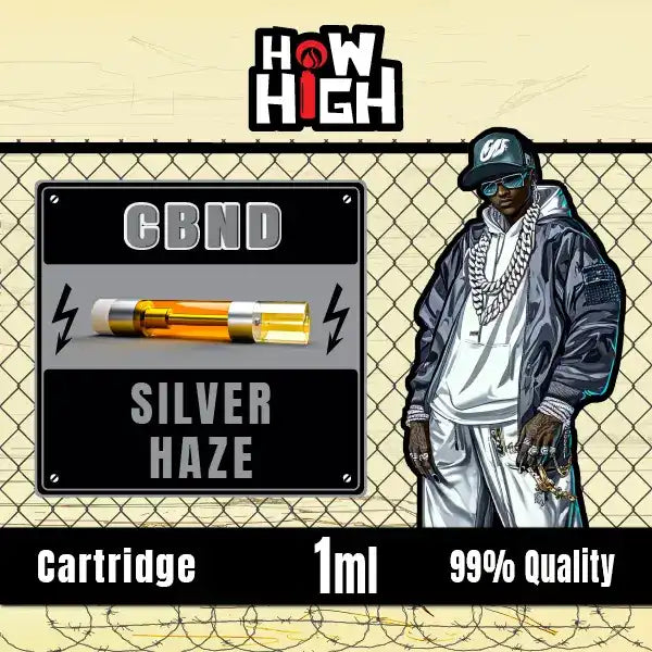 CBND пълнител Silver Haze 1ml от How2High Bulgaria – балансиран ефект и класически вкус.