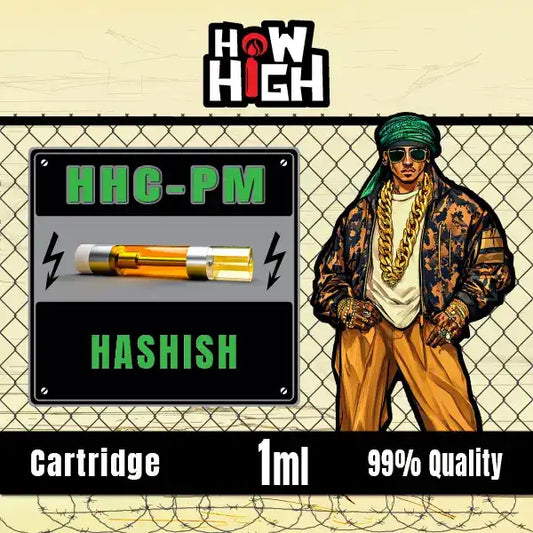  HHC-PM пълнител Hashish 1ml от How2High Bulgaria – автентичен вкус на хашиш и 99% качество.