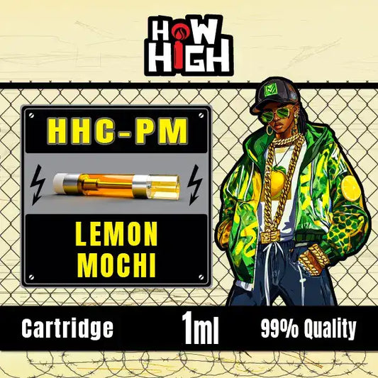 HHC-PM Lemon Mochi 1ml от How2High Bulgaria – свеж лимонов вкус и мощен ефект.